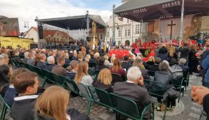 Templari di Monteriggioni presenti alla festa del patrono della Repubblica Ceca