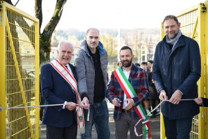 Abbadia San Salvatore, nuovo campo di basket inaugurato con Chiacig e Galanda