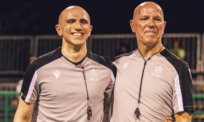 Siena, l'arbitro di basket Claudio Indrizzi va in pensione. A seguire le sue orme il figlio Matteo