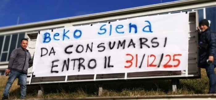 Beko, Natale di protesta per i lavoratori di Siena