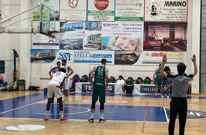 Mens Sana Basketball ko a Cecina: finisce 74-66