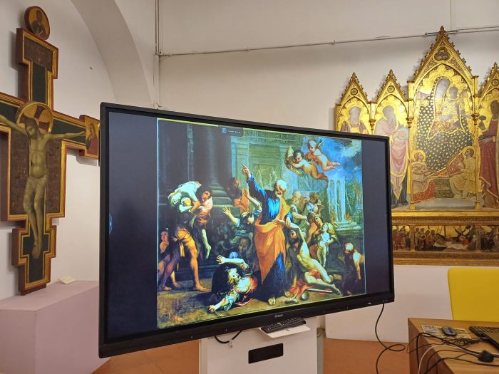 Nuovo acquisto per la Pinacoteca di Siena, ecco il dipinto di Raffaello Vanni “San Pietro risana gli infermi con la sua ombra”