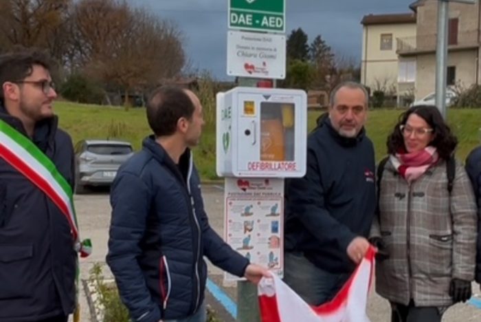 Siena Cuore, inaugurata nuova postazione DAE a Colle Val d'Elsa