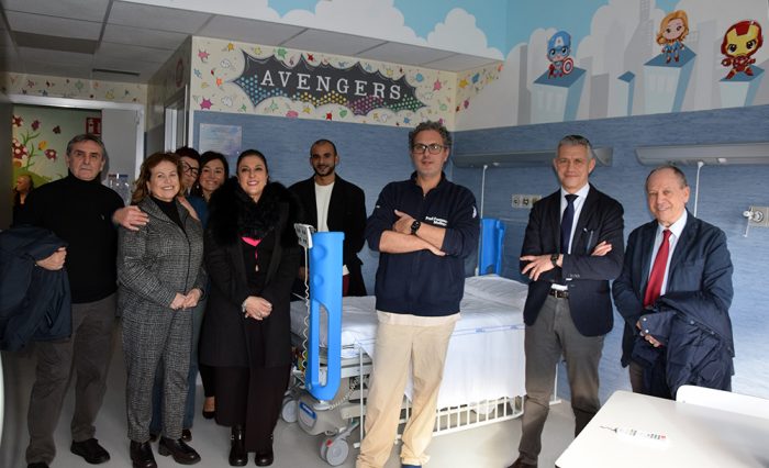 Chirurgia pediatrica ospedale le Scotte di Siena, inaugurata la stanza degli Avangers