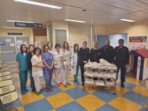 Campostaggia, il Reparto Carabinieri Biodiversità di Siena in visita alla Neonatologia e Pediatria