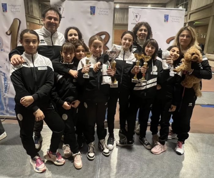 Cus Siena Scherma, vittoria finale per Sofia Pichierri e Nicolò Pellegrino al Trofeo del Granducato