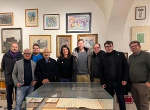 Colle Val d'Elsa, visita di Giordano Bruno Guerri per candidatura a Capitale Italiana della Cultura 2028